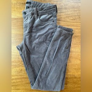 Edyson Corduroy Skinny Pants with Ankle Zips